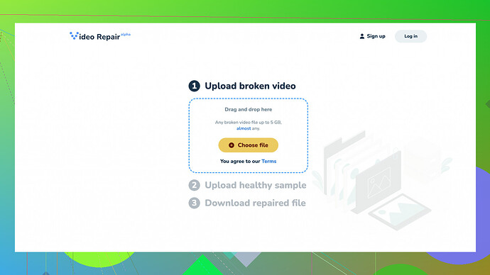 Clever Online Video Repair Software Clever Online Video Repair Screenshot