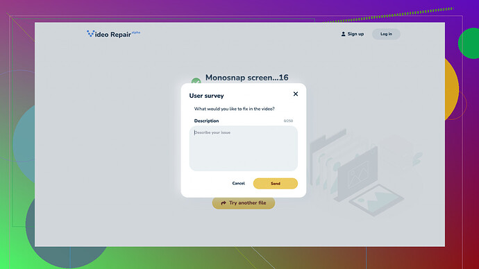 Clever Online Video Repair Software Clever Online Video Repair Screenshot