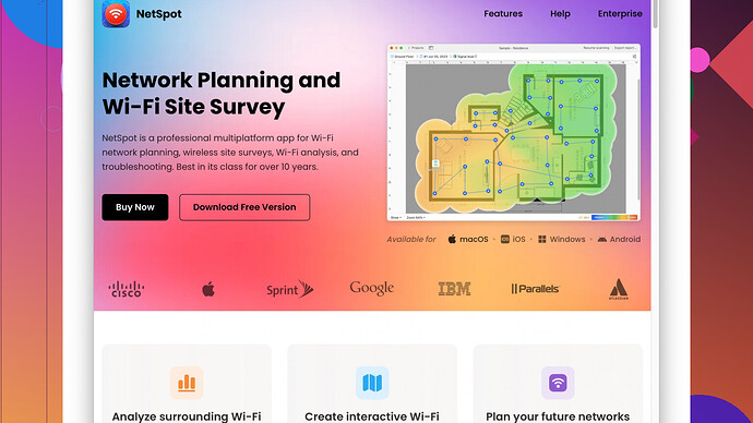 NetSpot Software NetSpot Screenshot