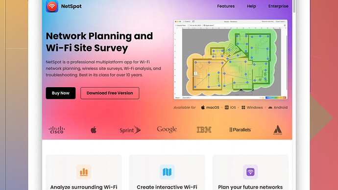 NetSpot Software NetSpot Screenshot