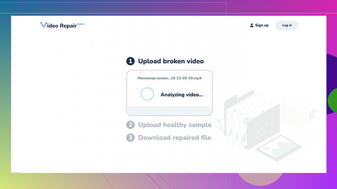 Clever Online Video Repair Software Clever Online Video Repair Screenshot