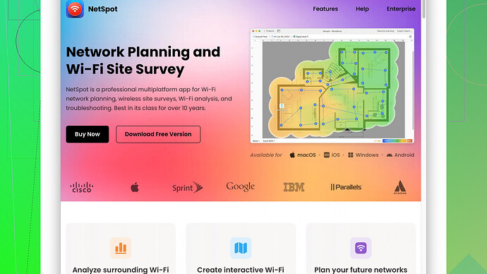 NetSpot Software NetSpot Screenshot