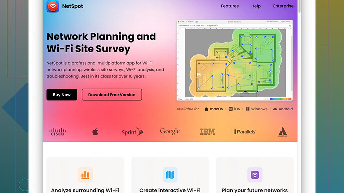 NetSpot Software NetSpot Screenshot