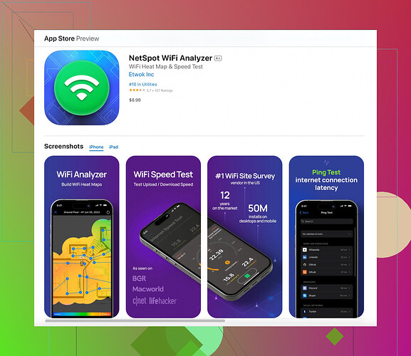 iOS için en iyi WiFi analiz uygulaması hangisi?