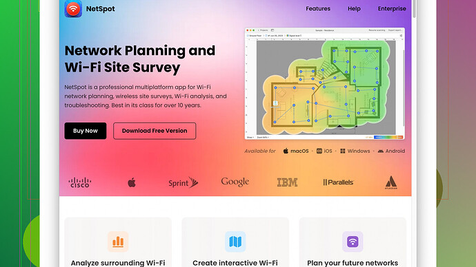 NetSpot Software NetSpot Screenshot