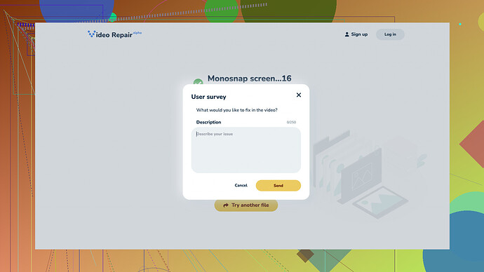 Clever Online Video Repair Software Clever Online Video Repair Screenshot