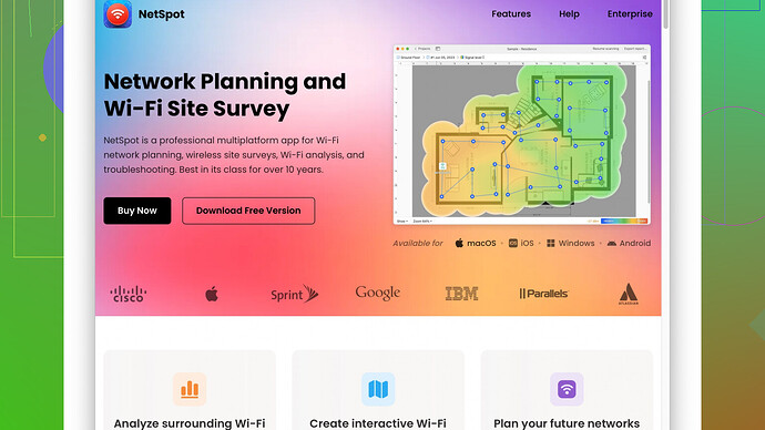 NetSpot Software NetSpot Screenshot