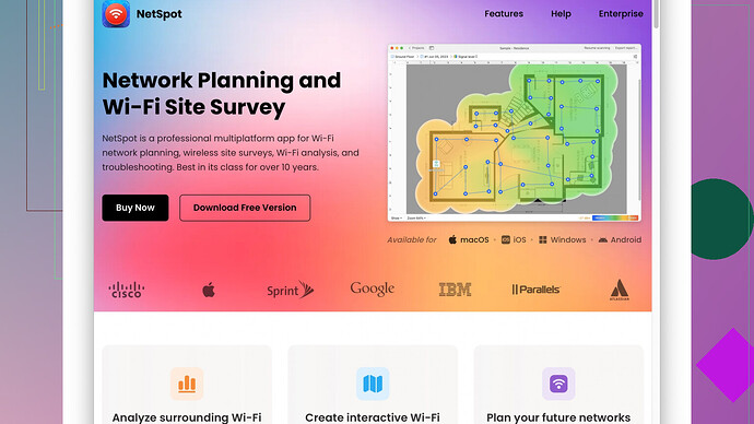 NetSpot Software NetSpot Screenshot