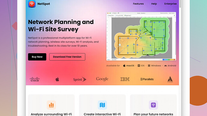 NetSpot Software NetSpot Screenshot