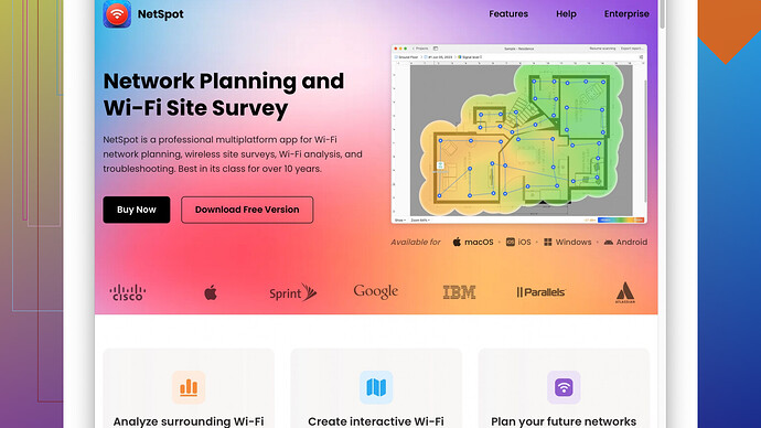 NetSpot Software NetSpot Screenshot
