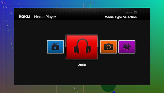 Roku Media Player Interface