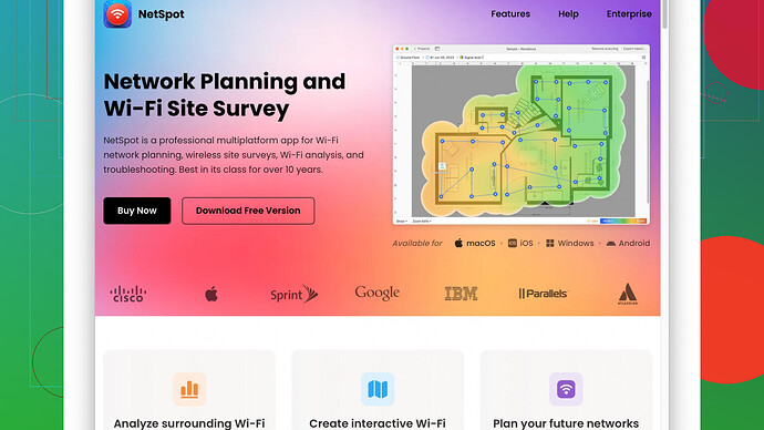 NetSpot Software NetSpot Screenshot
