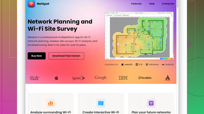 NetSpot Software NetSpot Screenshot