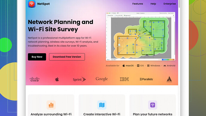 NetSpot Software NetSpot Screenshot