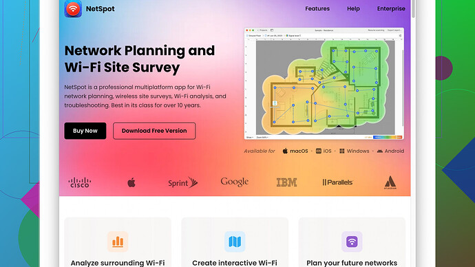 NetSpot Software NetSpot Screenshot