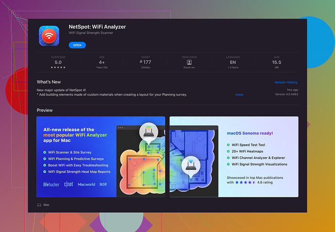 Hva er den beste WiFi-analysatoren for Mac?
