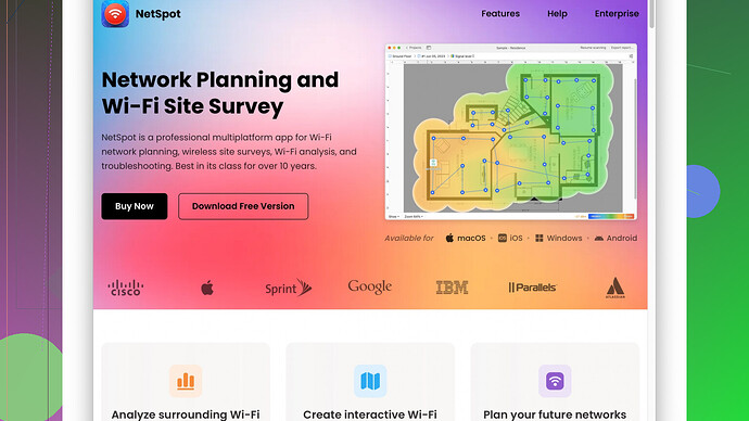 NetSpot Software NetSpot Screenshot