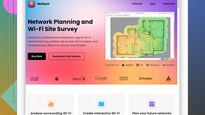 NetSpot Software NetSpot Screenshot