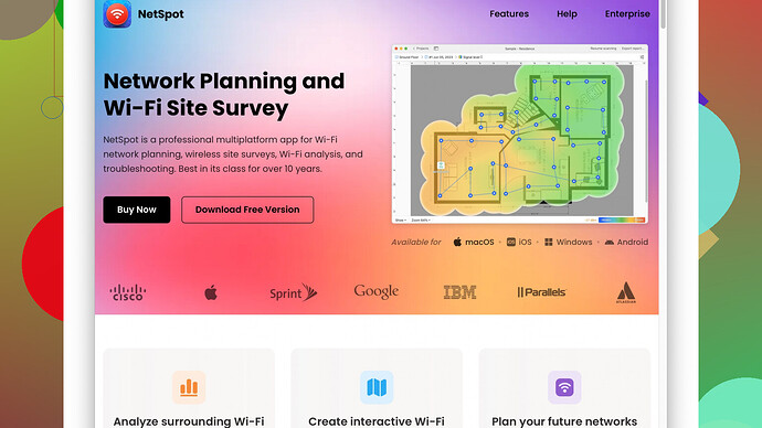 NetSpot Software NetSpot Screenshot