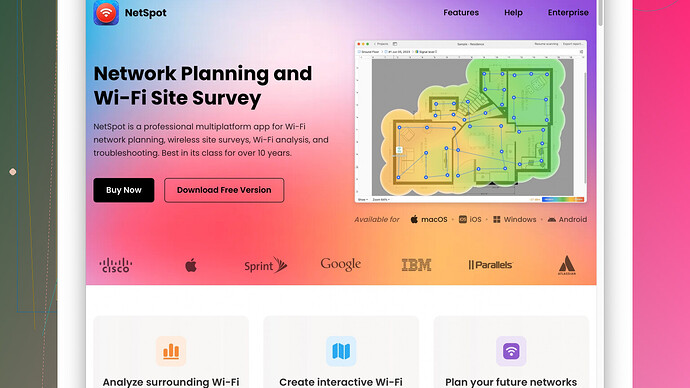 NetSpot Software NetSpot Screenshot