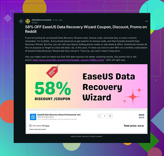 Benötigen Easeus Data Recovery Lizenzcode