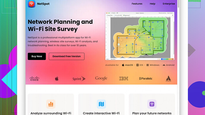 NetSpot Software NetSpot Screenshot