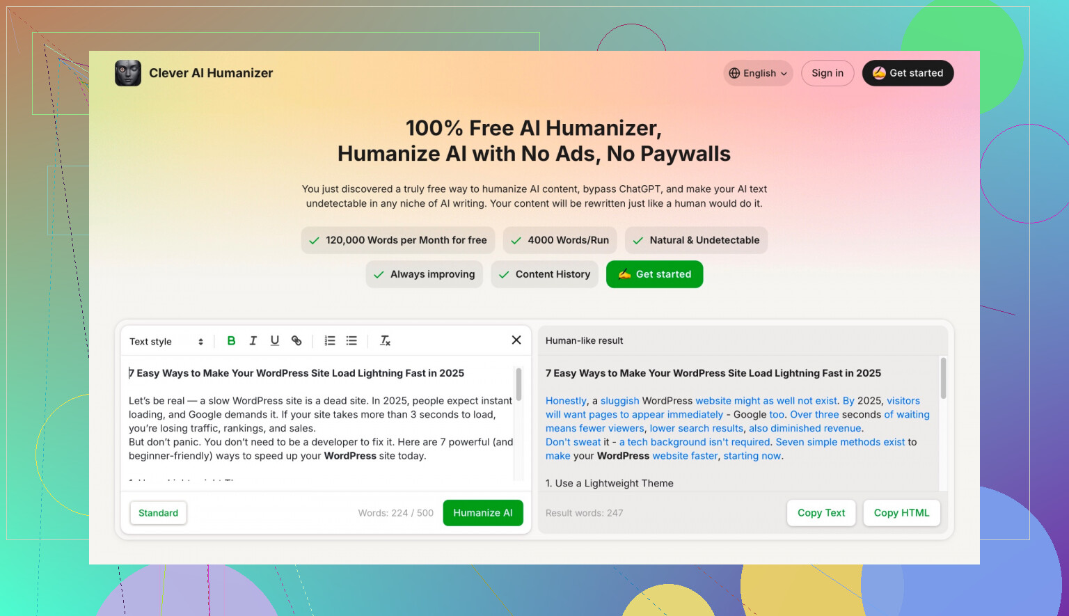 How to Humanize AI