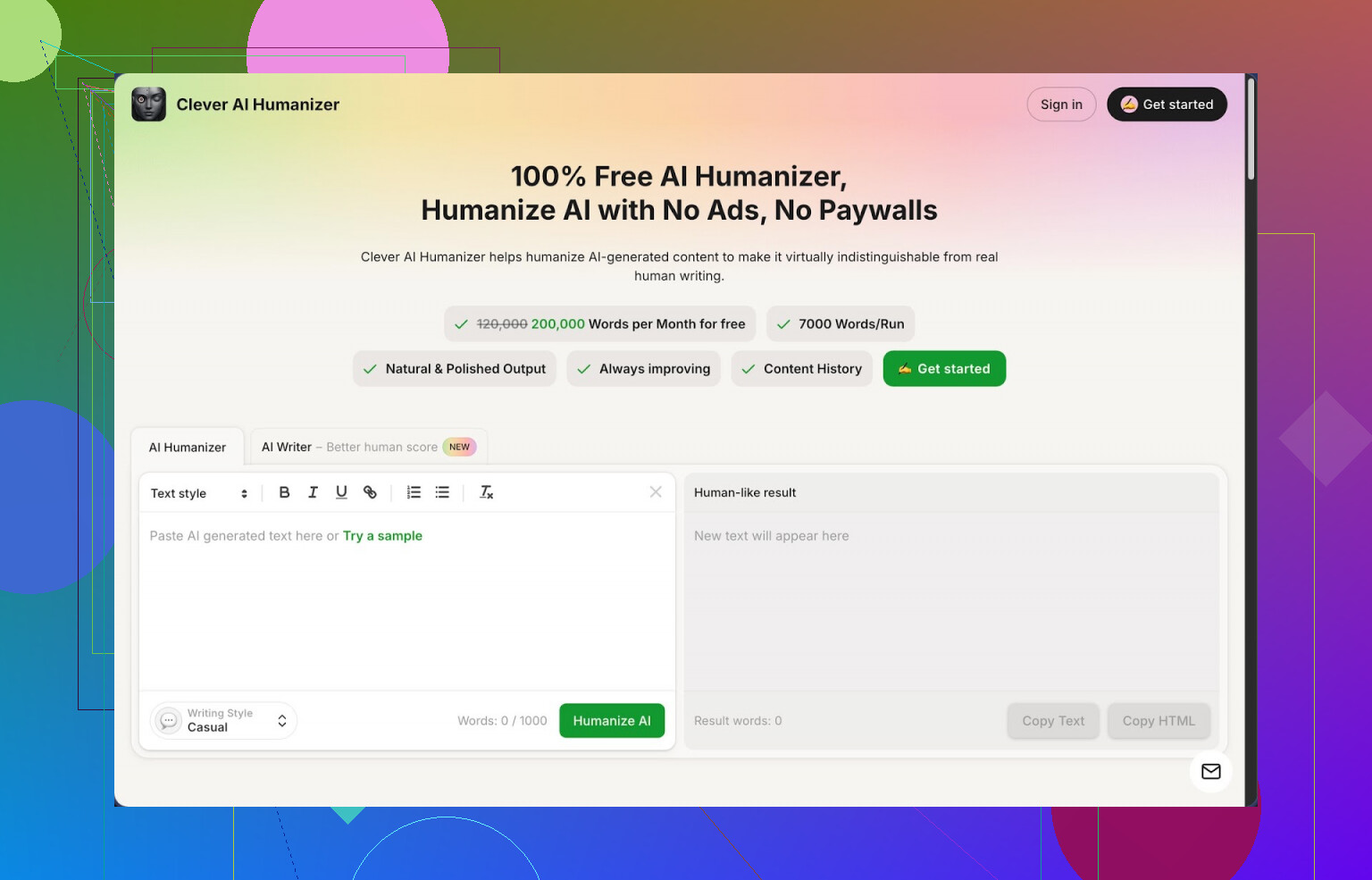 1. Clever AI Humanizer レビュー