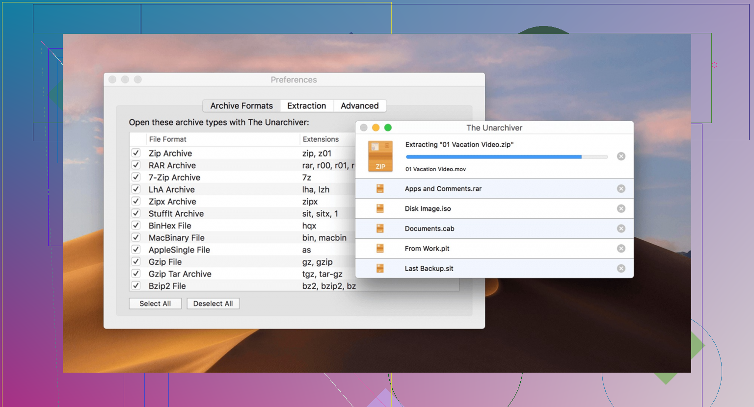 1. The Unarchiver (The
